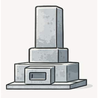 墓石のアイコン