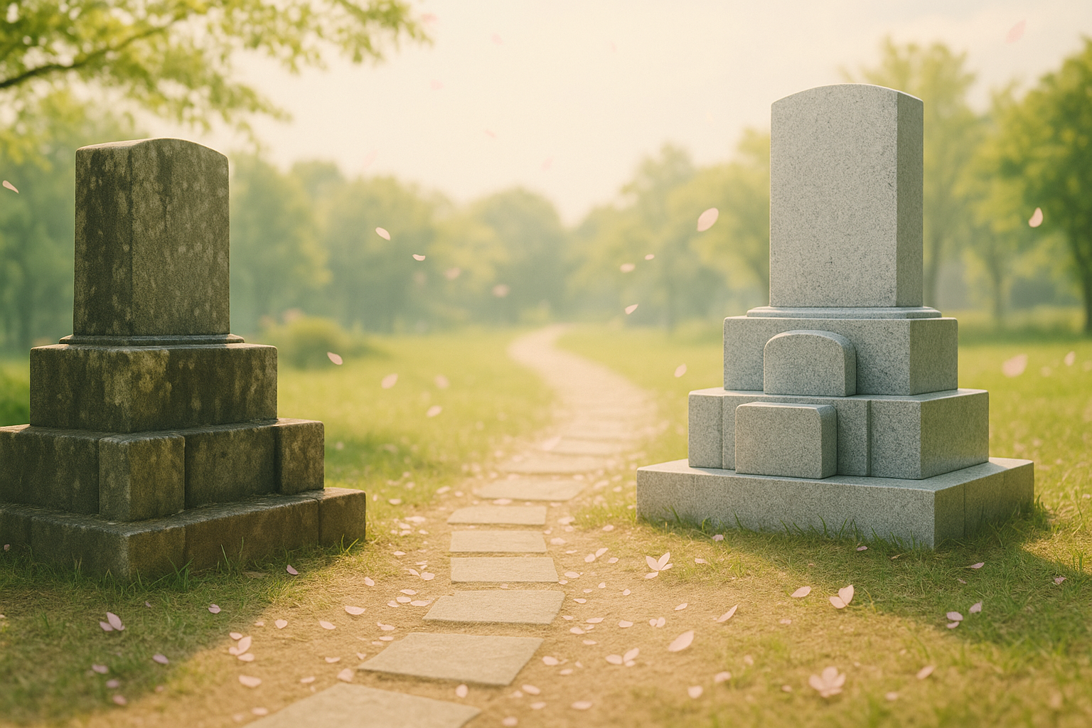 墓じまい　墓石