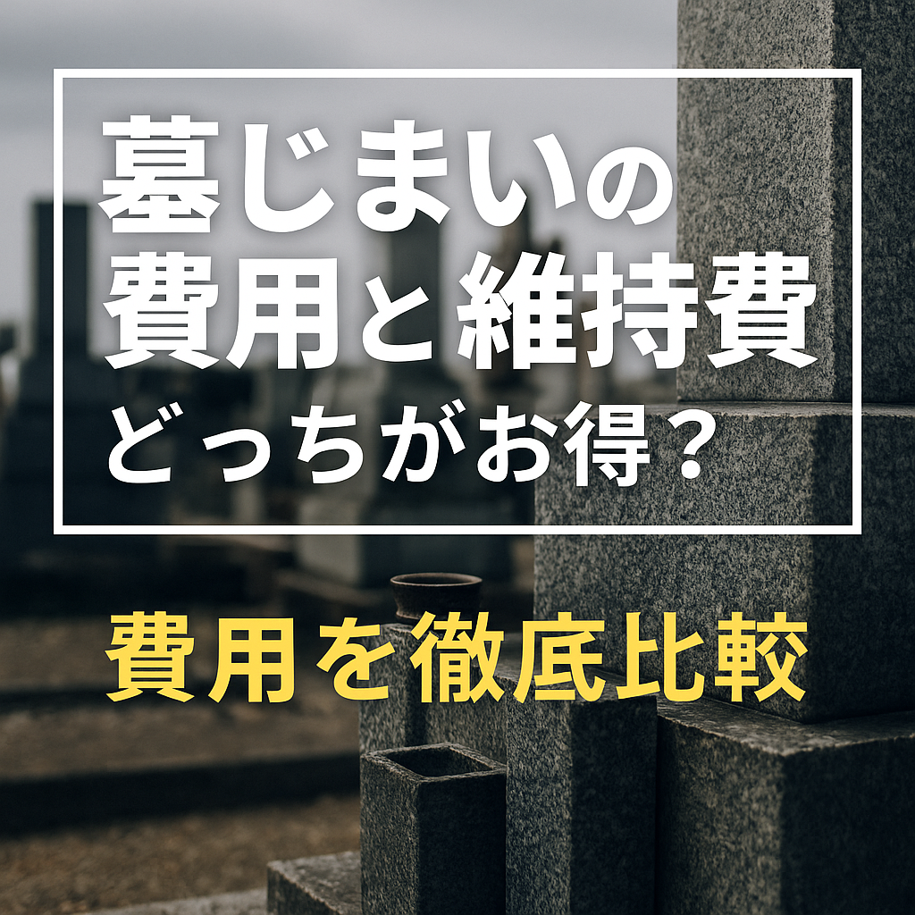 墓じまい　維持費