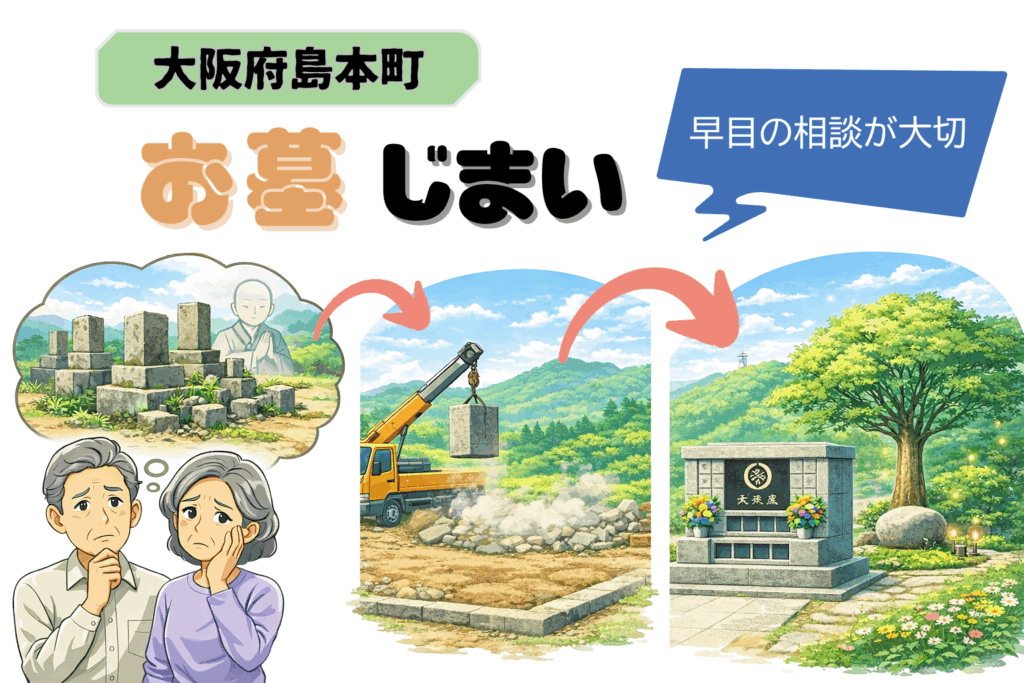 島本町　墓じまい