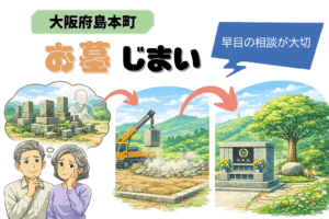 島本町 墓じまい